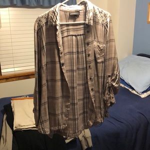 Lane Bryant button up